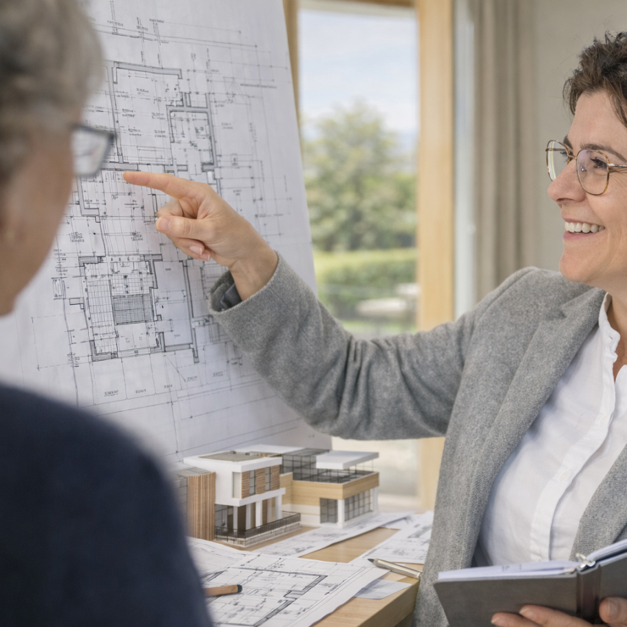 Analyse de plans par un expert immobilier et architecte