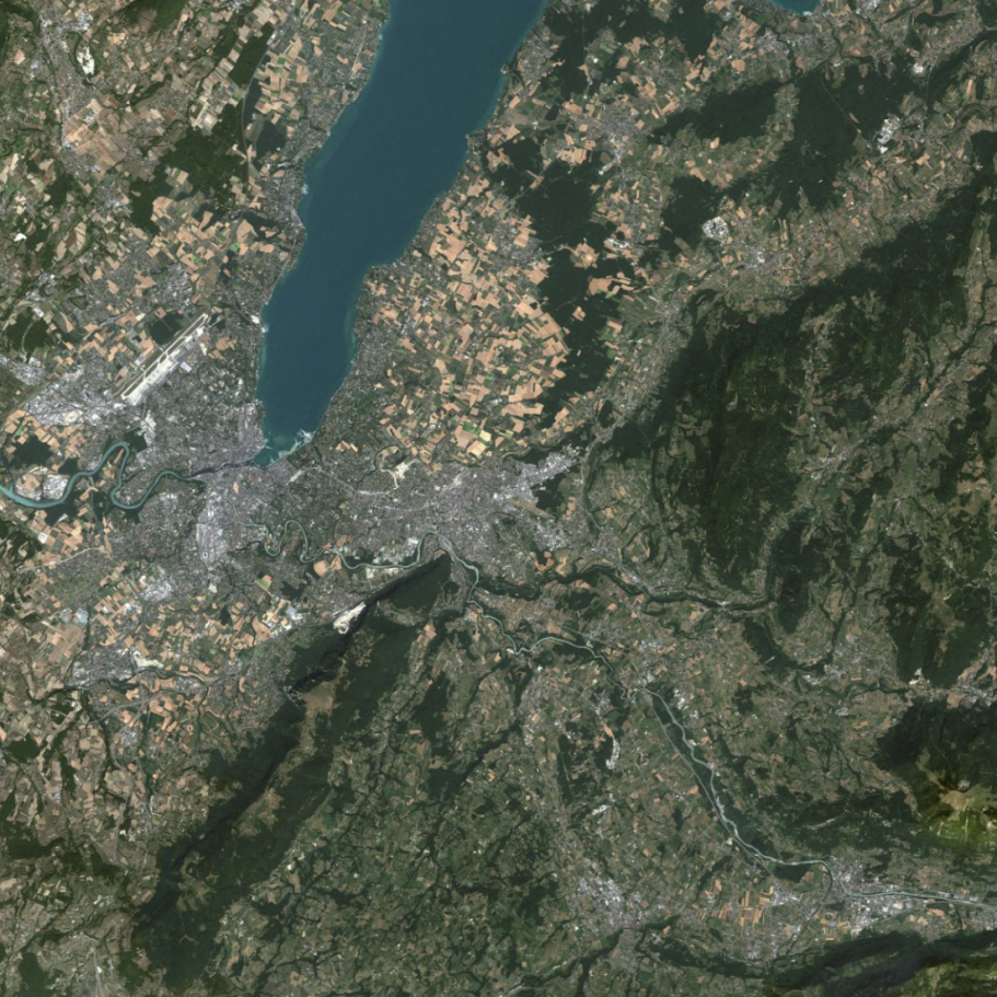 Vue aérienne Haute-Savoie et Genevois marché immobilier local
